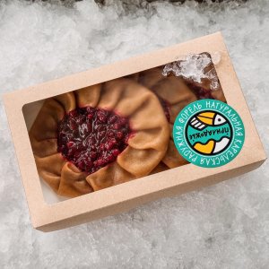 Галета цельнозерновая с  брусникой